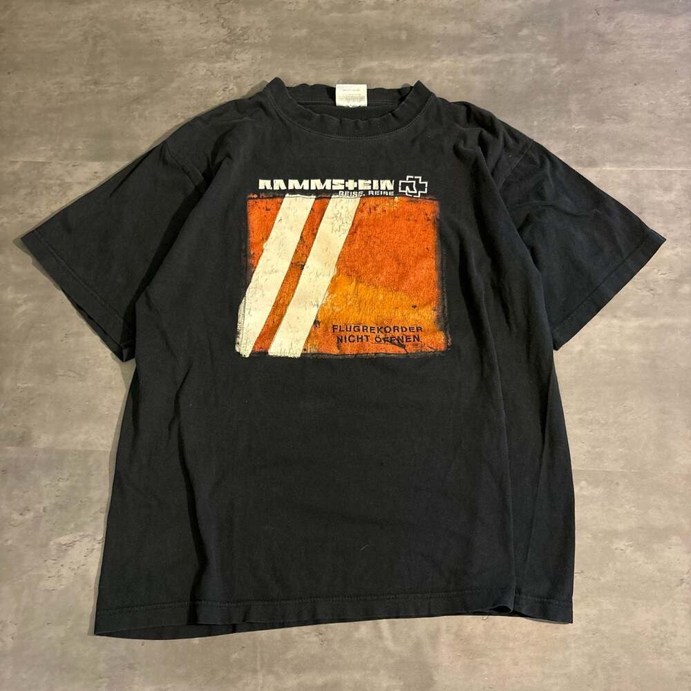 Vintage Rammstein Reise Reise Flugrekorder T-Shirt Size L